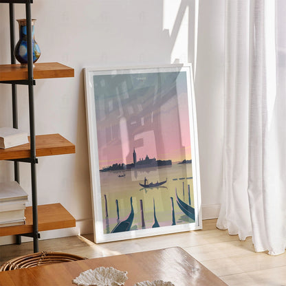 Plakat "Wenecja" - Romantyczna Grafika z Włoch