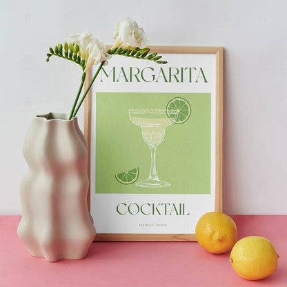 Plakat "Margarita" - Wakacyjna Grafika z Koktajlem
