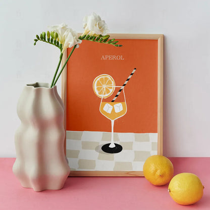 Plakat "Aperol Spritz" - Włoska Grafika z Koktajlem