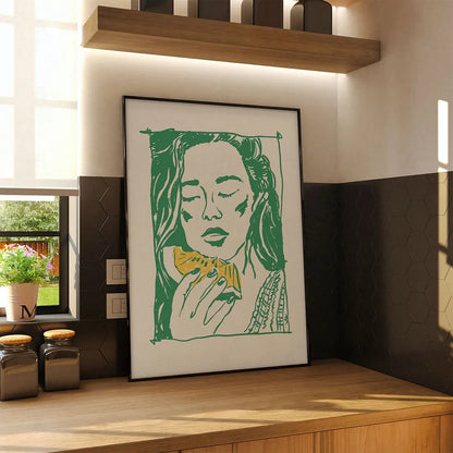 Plakat "A Taste of Heaven" - Grafika z Arbuzem