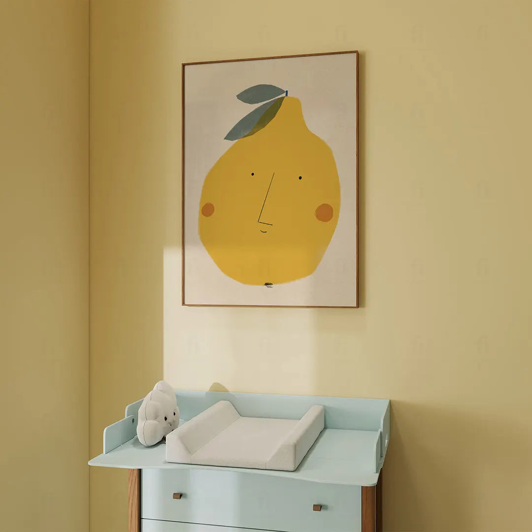 Plakat Cytryna z Twarzą – Kuchnia i Pokój Dziecka