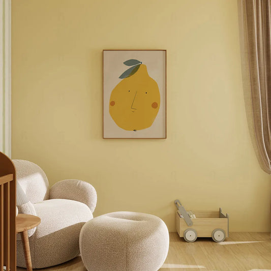 Plakat Cytryna z Twarzą – Kuchnia i Pokój Dziecka