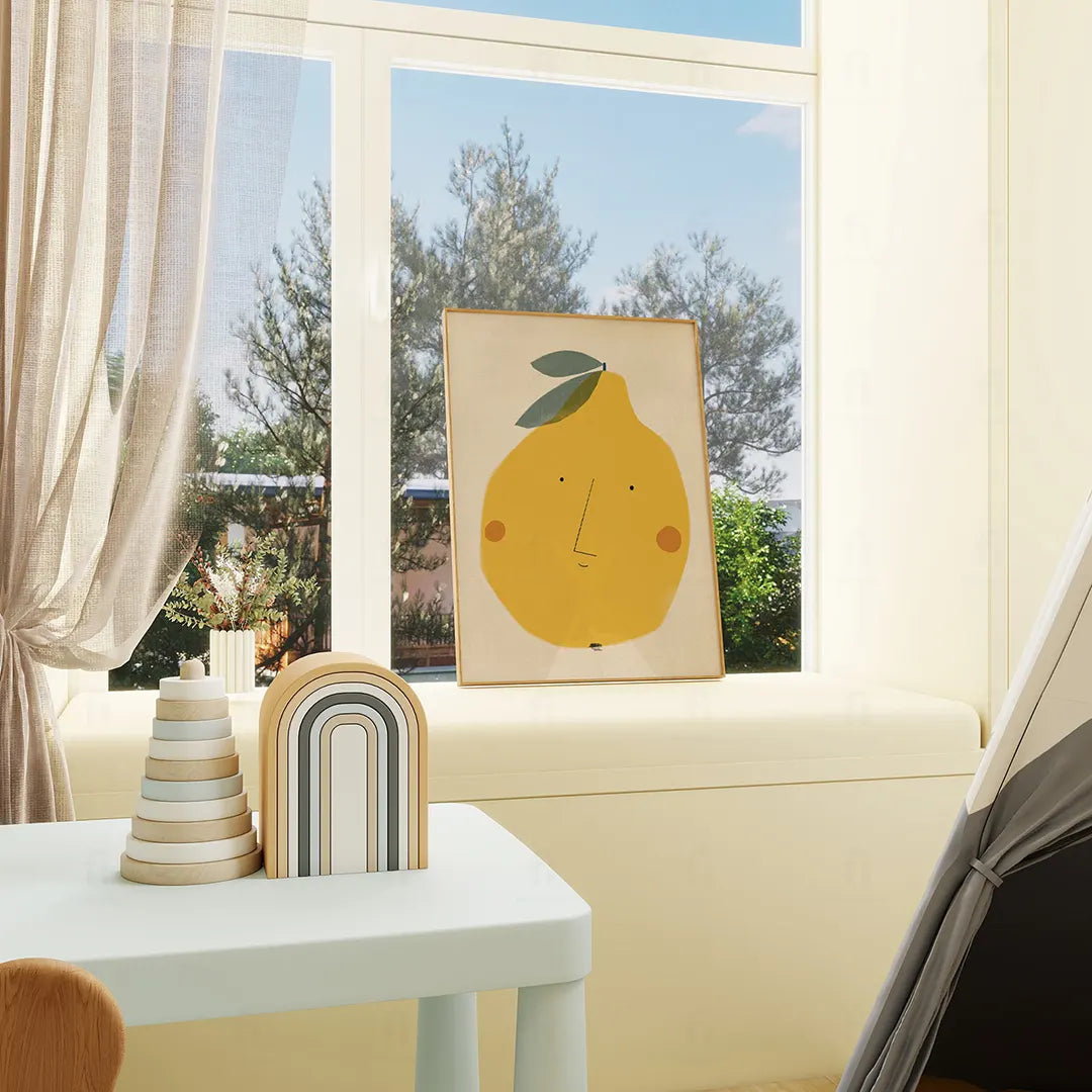 Plakat Cytryna z Twarzą – Kuchnia i Pokój Dziecka