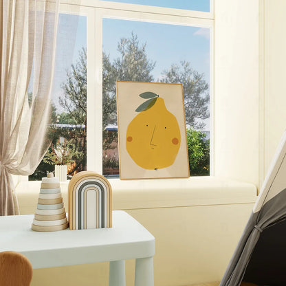 Plakat Cytryna z Twarzą – Kuchnia i Pokój Dziecka