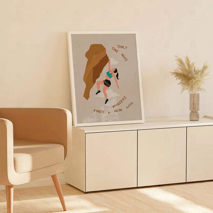 Plakat "Nowa Ścieżka" - Inspirująca Grafika z Cytatem