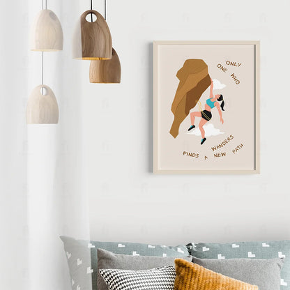 Plakat "Nowa Ścieżka" - Inspirująca Grafika z Cytatem