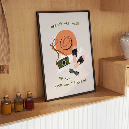 Plakat "Marzenia" - Inspirująca Grafika z Cytatem