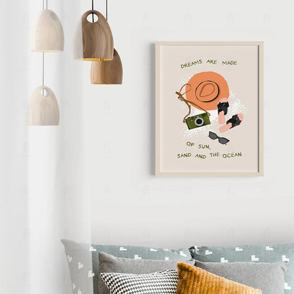Plakat "Marzenia" - Inspirująca Grafika z Cytatem