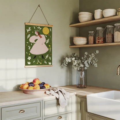 Plakat Folkowa Tancerka – Etno Design