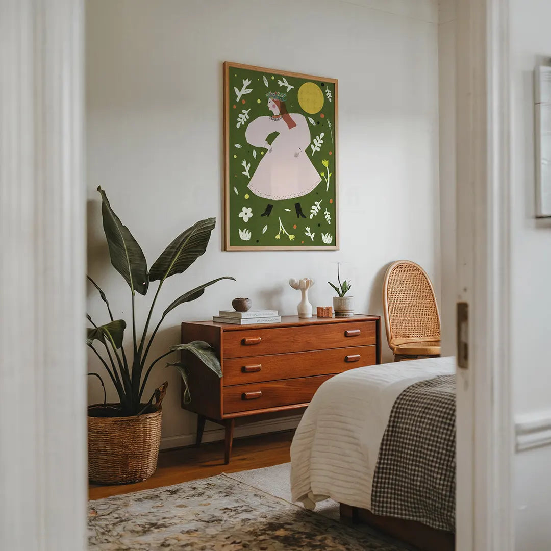 Plakat Folkowa Tancerka – Etno Design