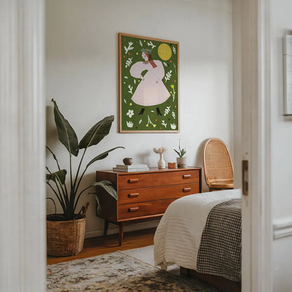 Plakat Folkowa Tancerka – Etno Design