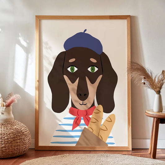 Plakat Jamniour – Francuski Piesek