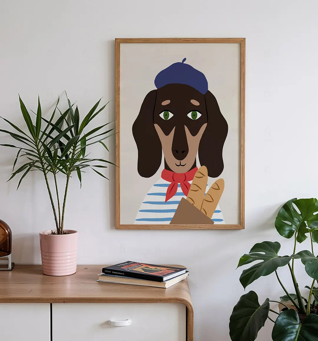 Plakat Jamniour – Francuski Piesek