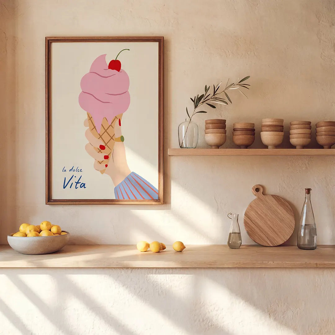 Plakat La Dolce Vita – Słodki Włoski Klimat