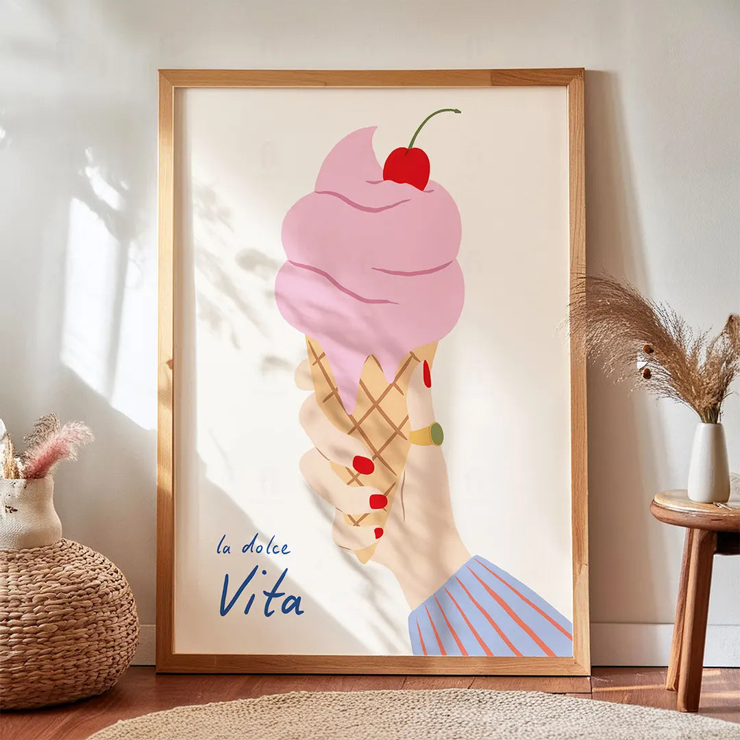 Plakat La Dolce Vita – Słodki Włoski Klimat