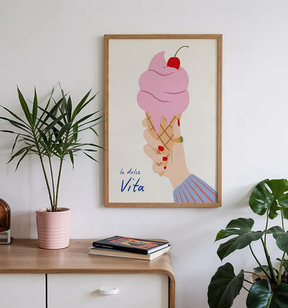 Plakat La Dolce Vita – Słodki Włoski Klimat