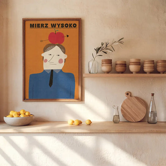 Plakat Mierz Wysoko – Motywacja do Biura