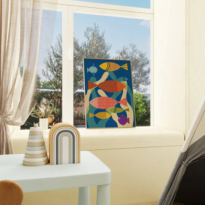 Plakat Kolorowe Rybki – Ocean w Pokoju Dziecka