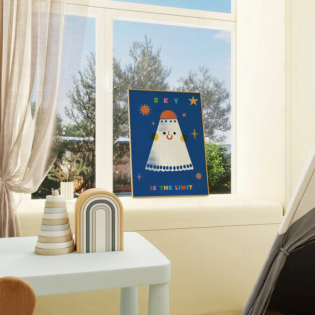 Plakat Sky Is The Limit – Motywacja dla Dziecka