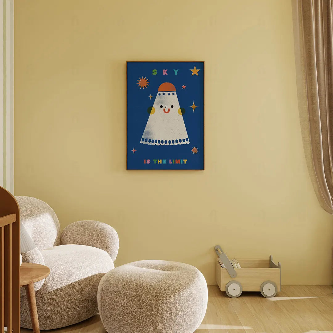 Plakat Sky Is The Limit – Motywacja dla Dziecka