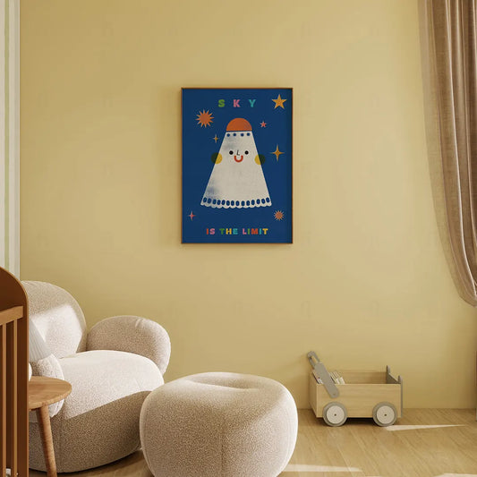 Plakat Sky Is The Limit – Motywacja dla Dziecka
