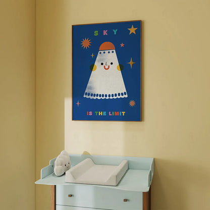Plakat Sky Is The Limit – Motywacja dla Dziecka