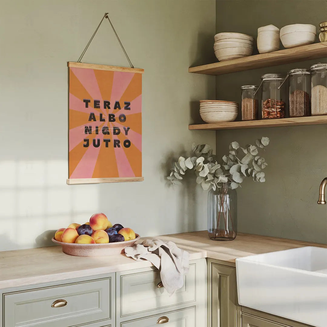 Plakat Teraz Albo Nigdy Jutro