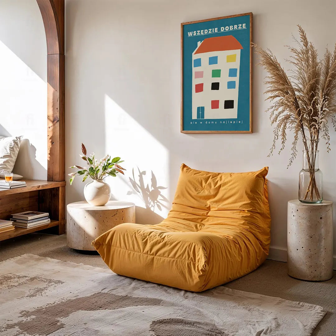 Plakat W Domu Najlepiej – Grafika z Domem