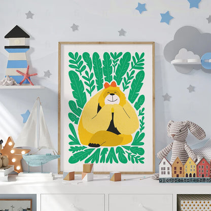 Plakat "Złoty Goryl" - Grafika z Pozytywnym Przesłaniem