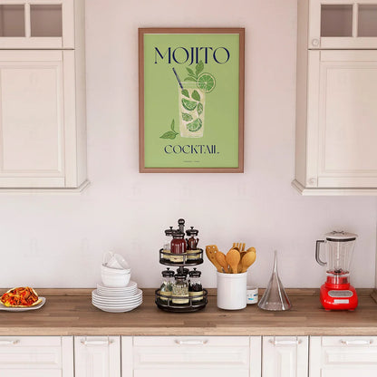 Plakat "Mojito" - Orzeźwiająca Grafika z Koktajlem