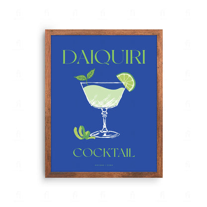 Plakat "Daiquiri" - Orzeźwiająca Grafika z Koktajlem