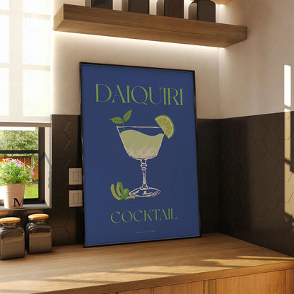 Plakat "Daiquiri" - Orzeźwiająca Grafika z Koktajlem