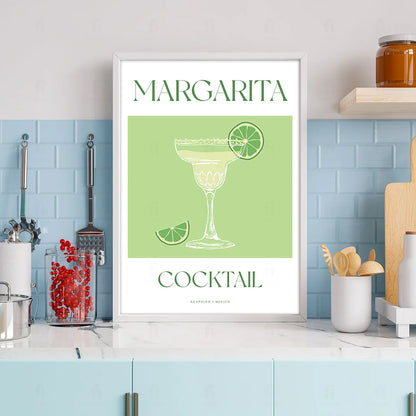 Plakat "Margarita" - Wakacyjna Grafika z Koktajlem