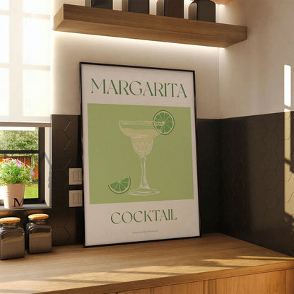 Plakat "Margarita" - Wakacyjna Grafika z Koktajlem