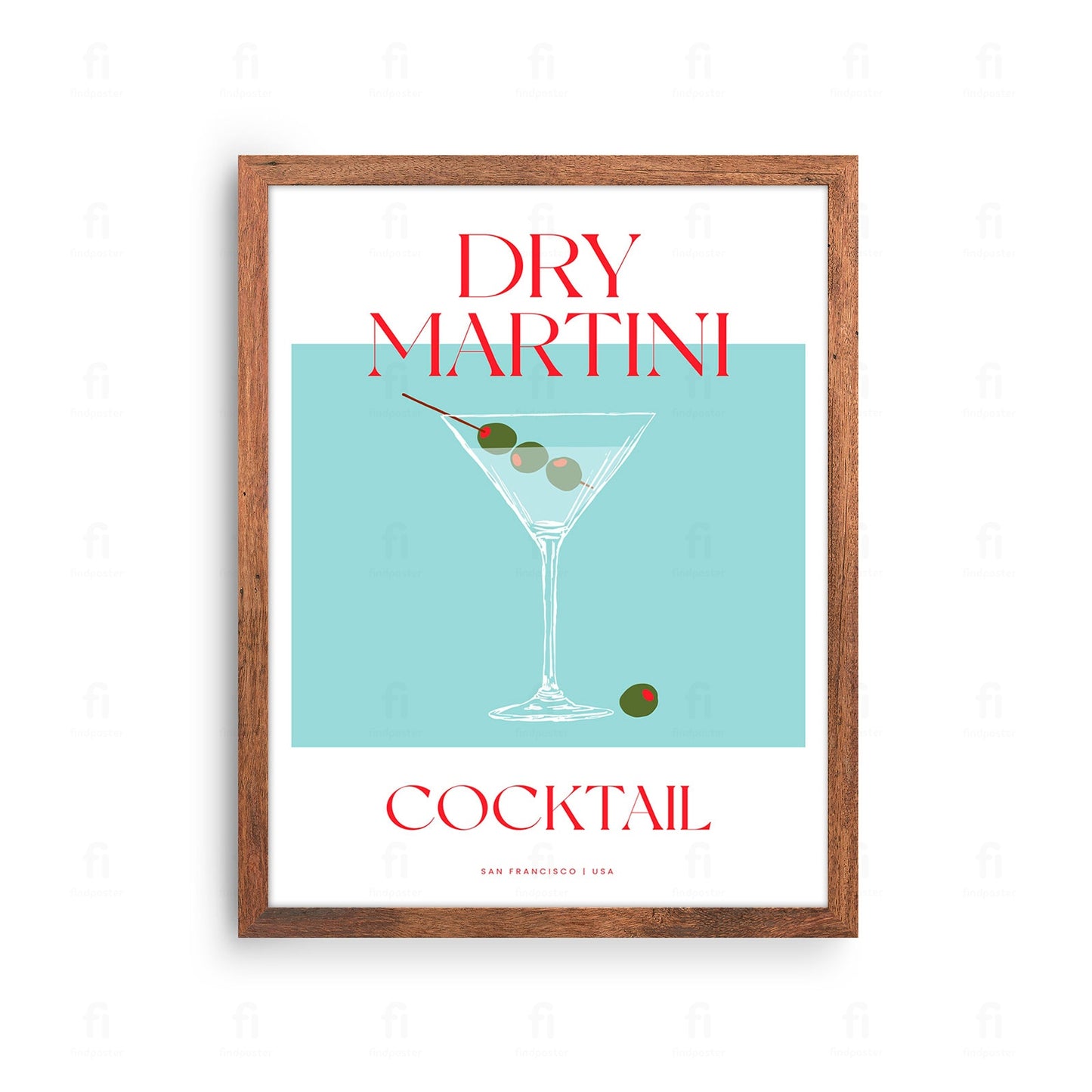 Plakat Dry Martini