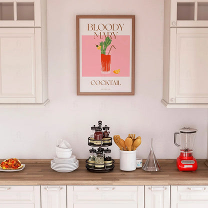 Plakat "Bloody Mary" - Klasyczna Grafika z Koktajlem