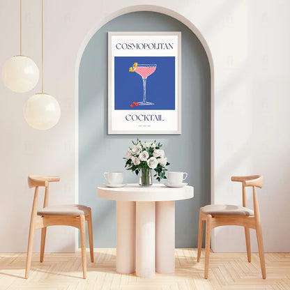 Plakat "Cosmopolitan" - Stylowa Grafika z Koktajlem