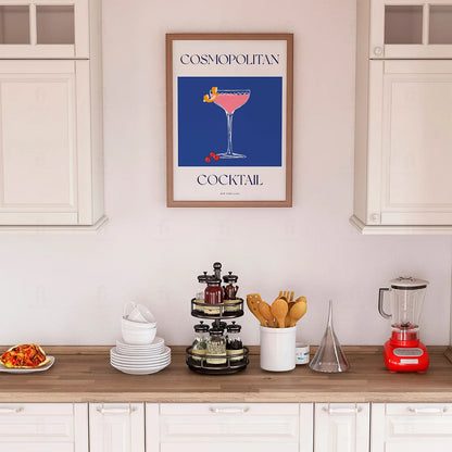 Plakat "Cosmopolitan" - Stylowa Grafika z Koktajlem