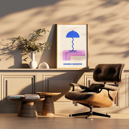 Plakat "Danish Modern" - Grafika w Stylu Skandynawskim