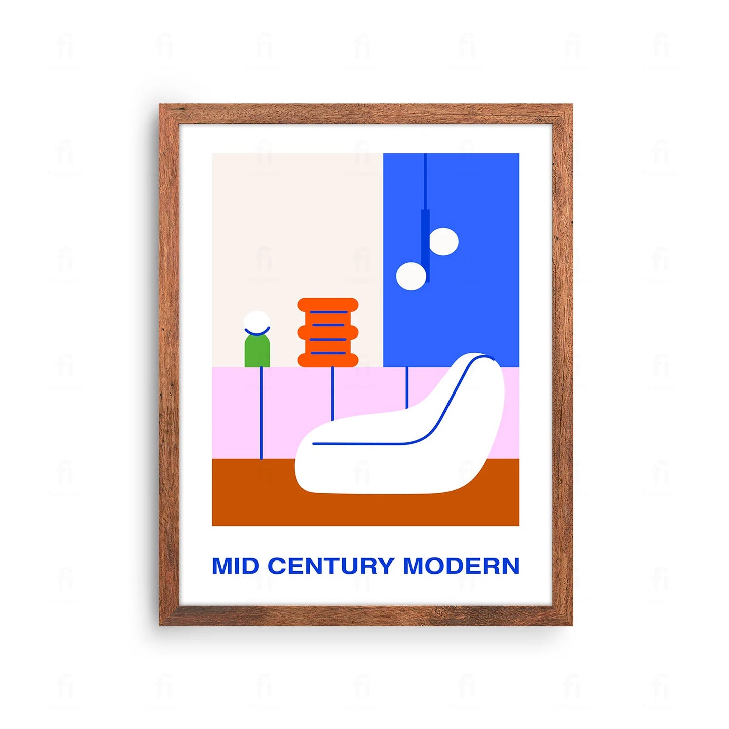 Plakat Mid Century Modern