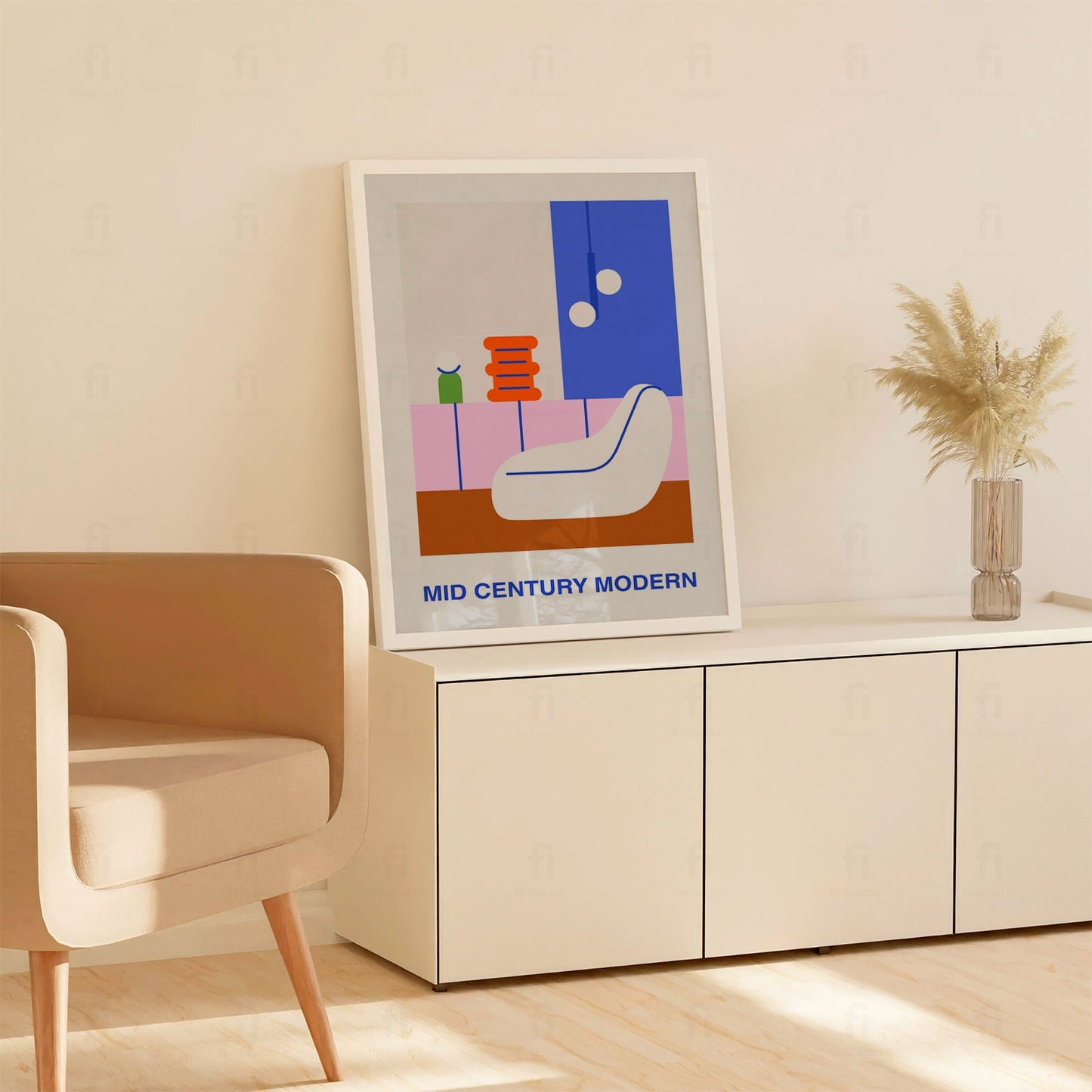 Plakat Mid Century Modern