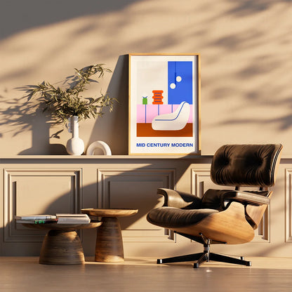 Plakat "Mid Century Modern" - Abstrakcyjna Grafika