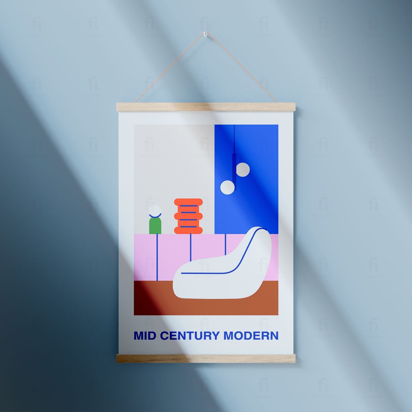 Plakat Mid Century Modern