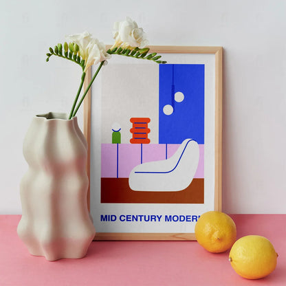 Plakat "Mid Century Modern" - Abstrakcyjna Grafika