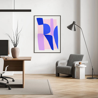Plakat "Abstrakcyjna Sztuka" - Nowoczesna Grafika w Stylu Scandi