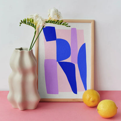 Plakat "Abstrakcyjna Sztuka" - Nowoczesna Grafika w Stylu Scandi