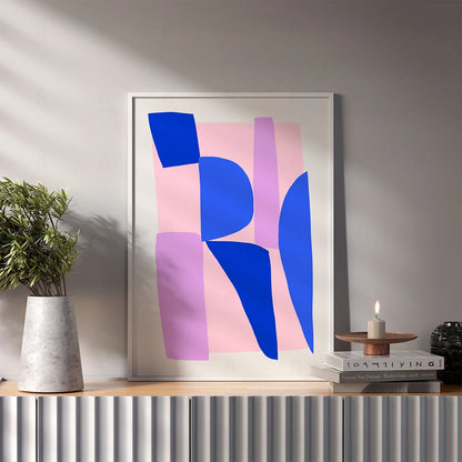 Plakat "Abstrakcyjna Sztuka" - Nowoczesna Grafika w Stylu Scandi