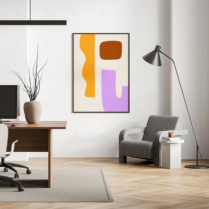 Plakat "Kolorowa Abstrakcja" - Nowoczesna Grafika