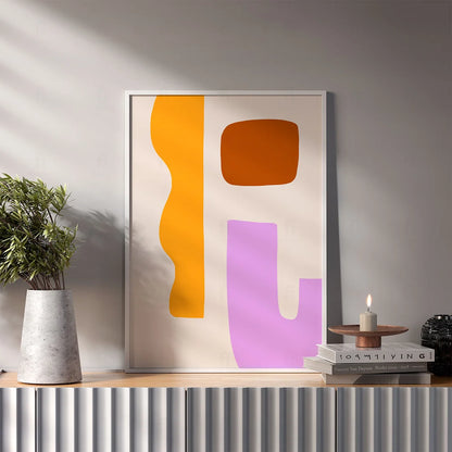 Plakat "Kolorowa Abstrakcja" - Nowoczesna Grafika