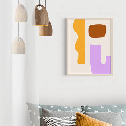 Plakat "Kolorowa Abstrakcja" - Nowoczesna Grafika
